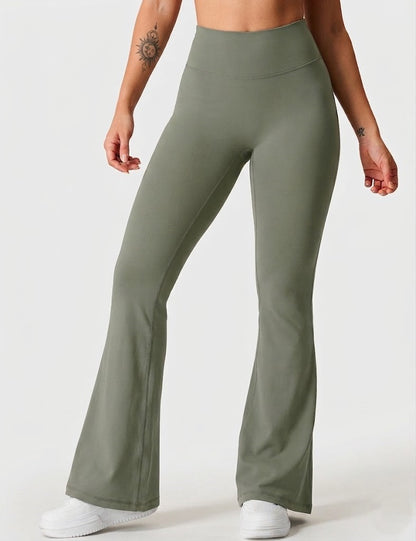 Flared Leggings mit Scrunch Back