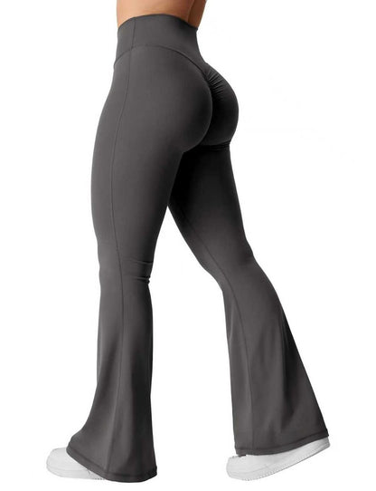 Flared Leggings mit Scrunch Back