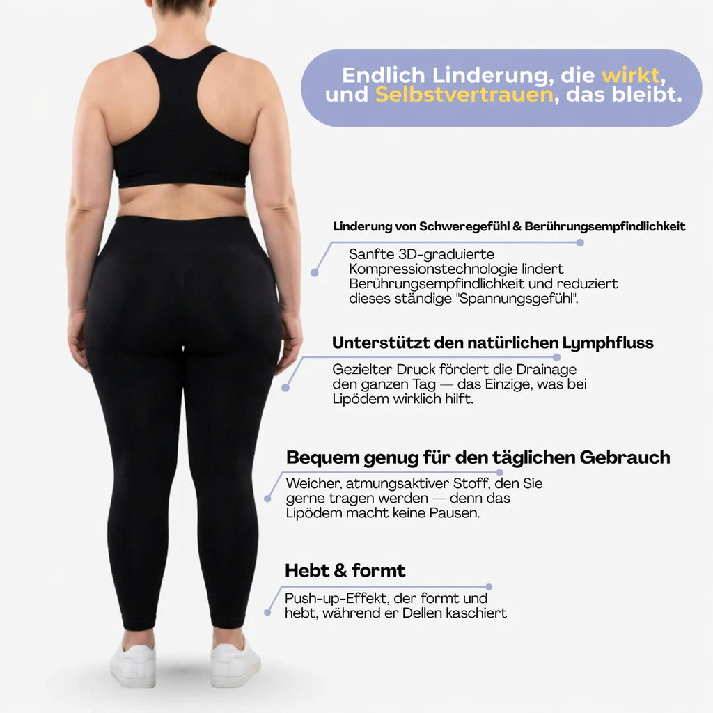 Cellubyee 3D Leggings – Sanfte Entlastung bei Lipödem: Schmerzen und Schwellungen natürlich reduzieren